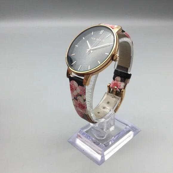 Ted Baker Roses Patent Leather Strap Watch NWT Ted Baker London Lilabel Leather Strap Watch, 36mm | Nordstrom main image 3